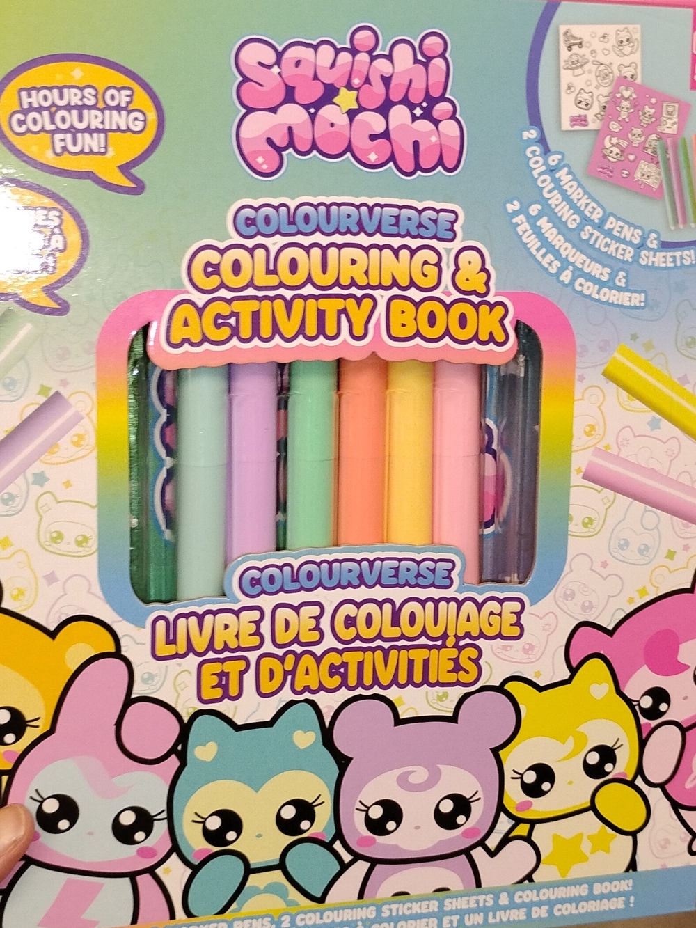 Colourverse Colouring & Activity Book - Pastel Multi-Color